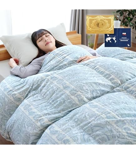 Amazon｜羽毛布団 エアーベーシック ホワイトダックダウン85